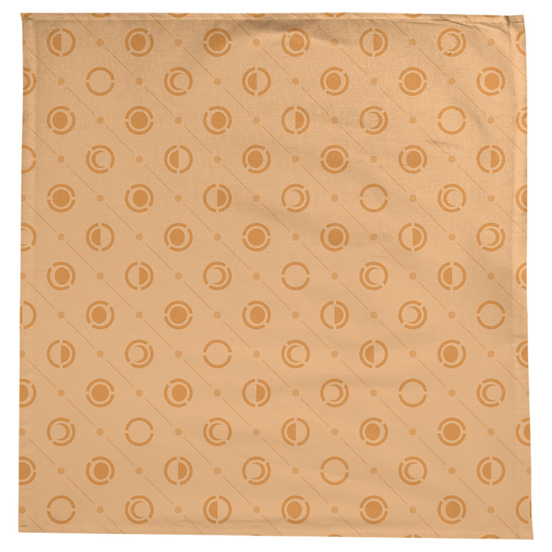 Nappe des phases de lune classiques, Orange/beige