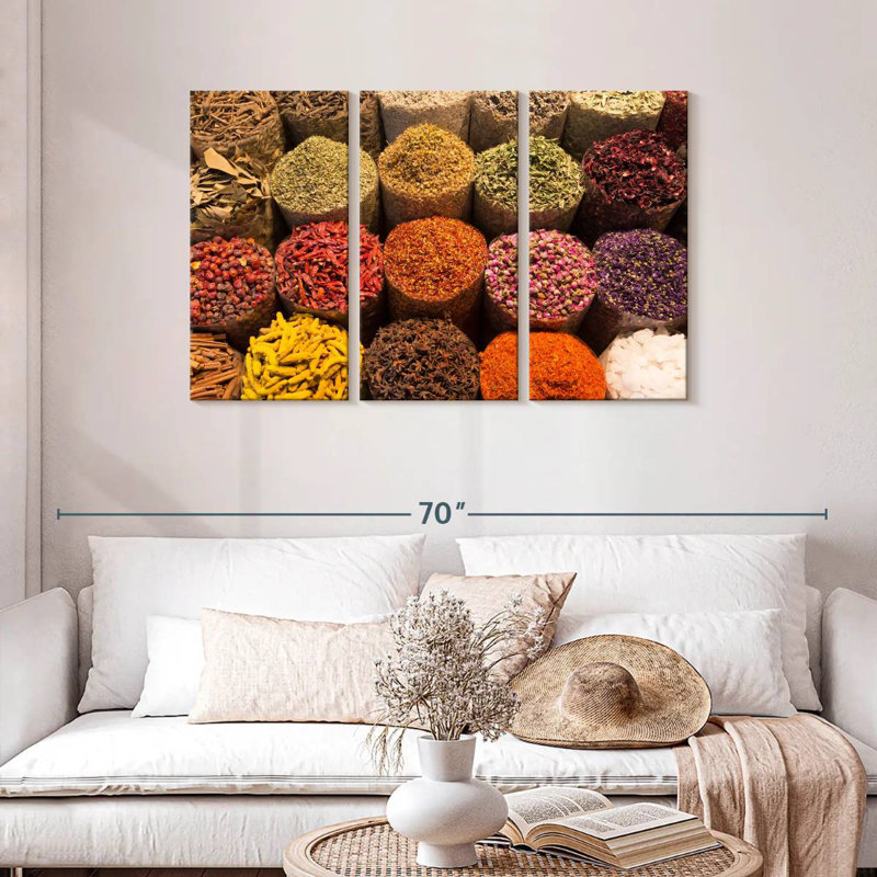 Yarlin Spice Baskets, 28" H x 45" W