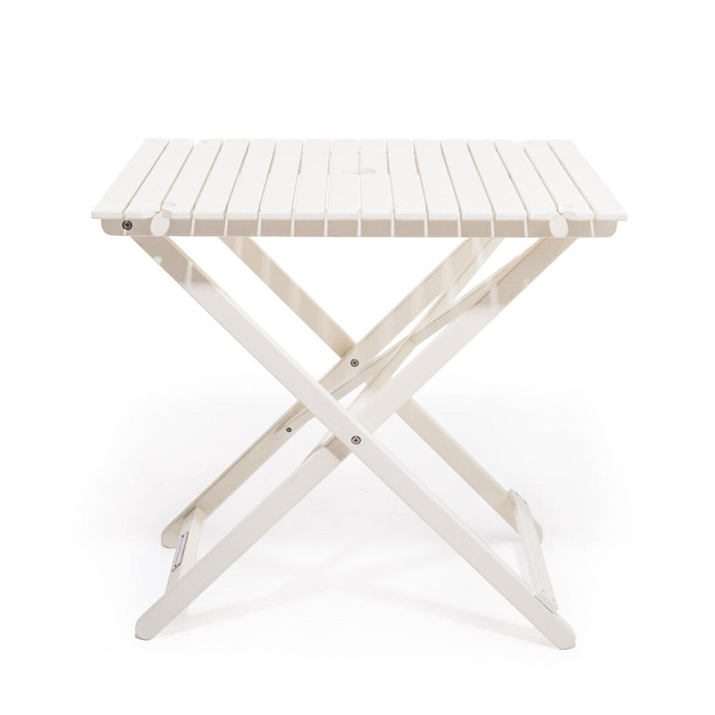 La grande table pliante, Blanc antique