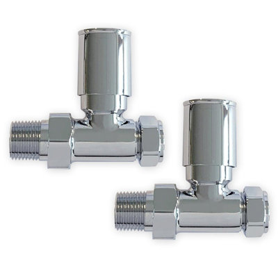  Vertical Radiator Valves 15mm x 1/2"