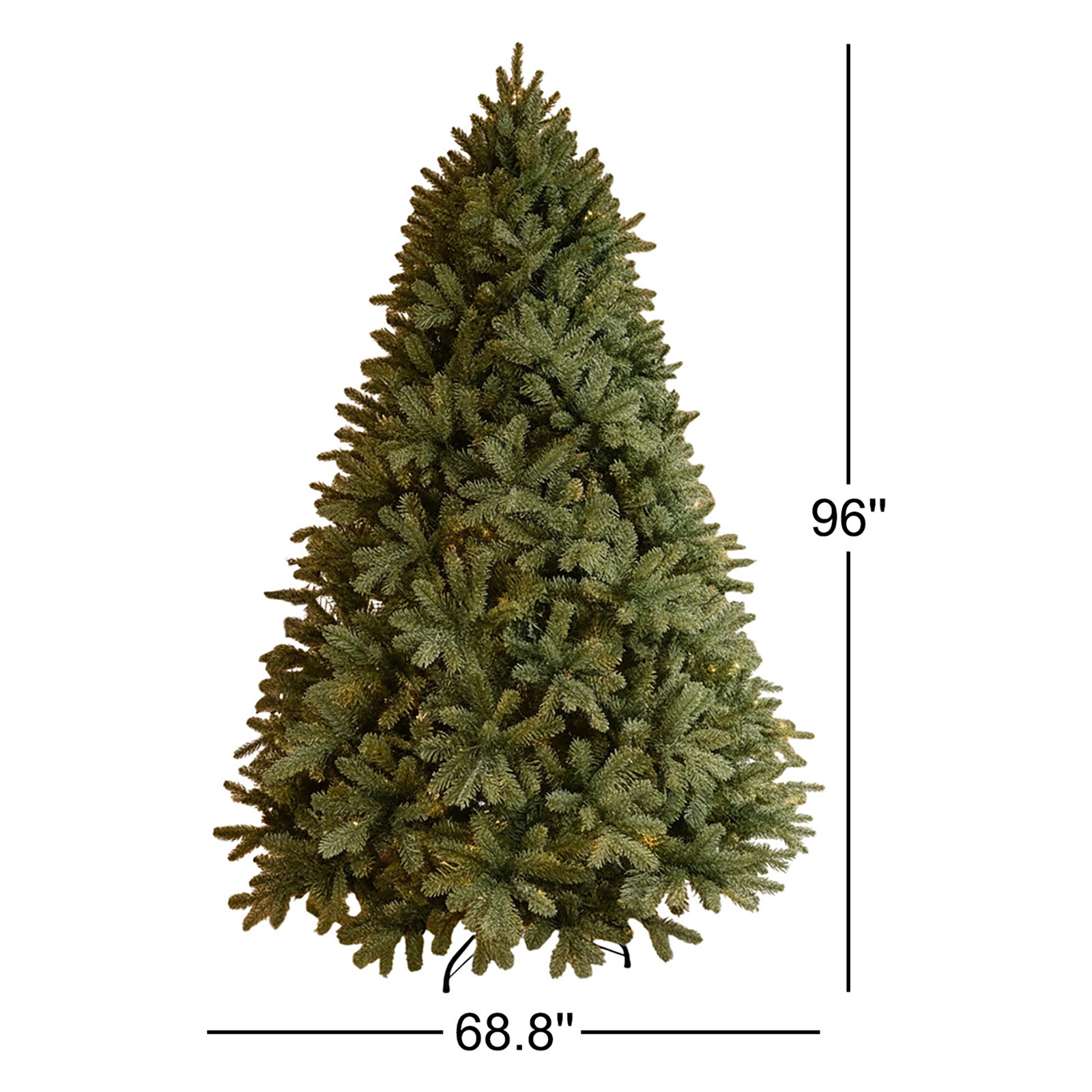 Pre-Lit Christmas Tree, 8' H
