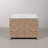 Belmont 48" Freestanding Single Bathroom Vanity With Engineered Marble Top And White Ceramic Basin-1448799654