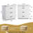 30" Bathroom Vanity with Ceramic Sink, Modern Freestanding Bathroom Vanity with 2 Drawers-2130791340