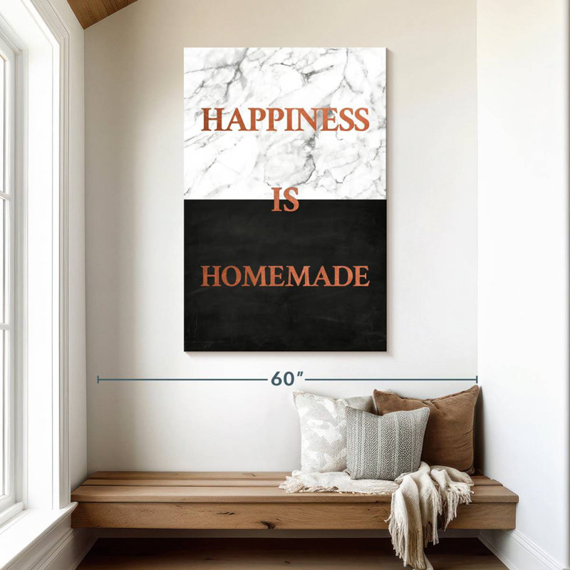 Happiness Is Homemade Typography I