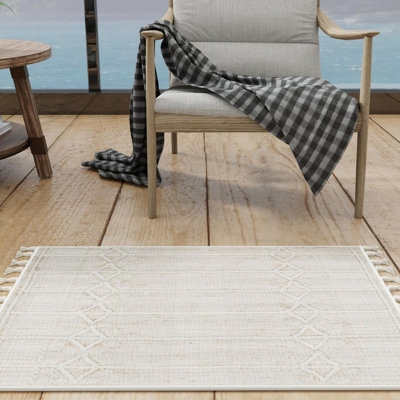 Tapis intérieur / extérieur rectangulaire Cosmina