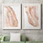 Rose Quartz I encadré mat - prêt à accrocher-978766878-978766873