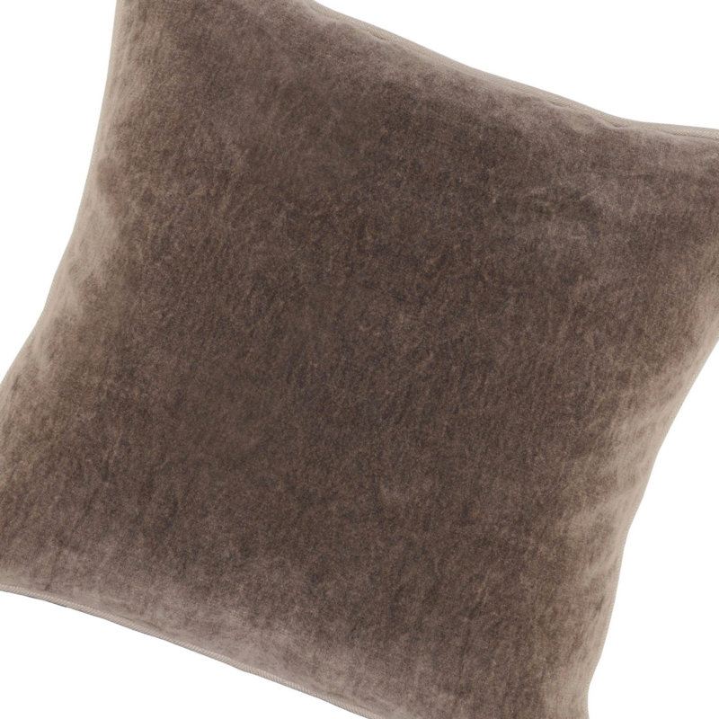 Housse et insert d'oreiller carré, Bleu sarcelle / vert, 18 po x 18 po