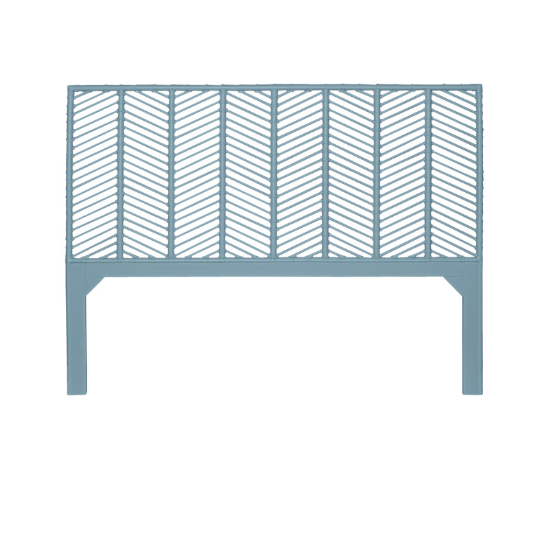 Liam Open-Frame Headboard, Pool Blue, King