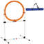 Ensemble de dressage pour 21 obstacles - anneau de saut en plastique / blanc, compact et portable, avec sac de sport