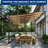 Outdoor Pergola Gazebo,Wall-Mounted Lean To Metal Awning Gazebo With Roof,Large Heavy Duty For Patio,Decks,Backyard-112604575