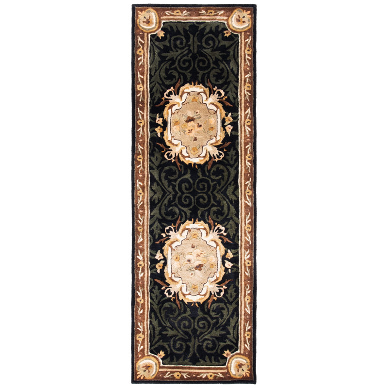 Bedgood Hand Tufted Wool Oriental Rug, Runner 2'6" x 8'