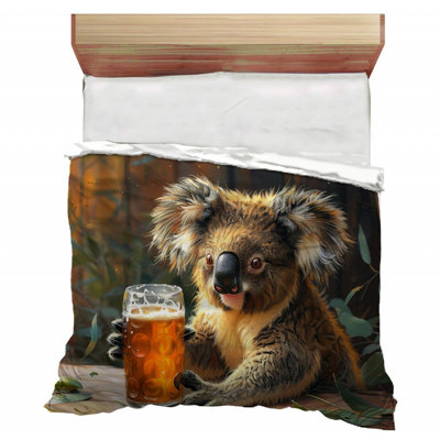 Édredon Koala avec bière