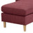 59" Velvet Rolled Arm Sofa Chaise with Reversible Cushions-966696579