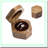 Elegant Walnut Wedding Ring Box for Proposals
