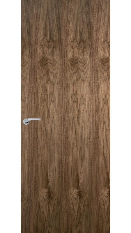 Walnut Fire Door Lacquered, 198.1 cm H x 76.2 cm W x 4.4 cm D
