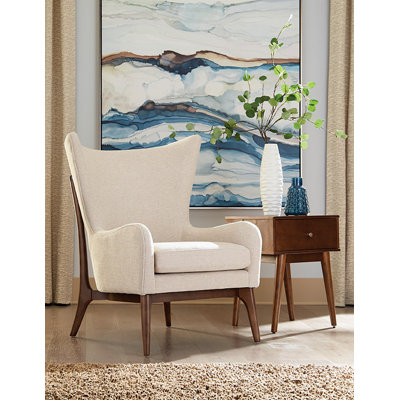 Janell Upholstered Wingback Chair