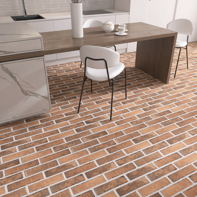 Bristol Brick 2.95 In. X 11 In. Matte Porcelain Floor And Wall Tile