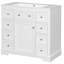 Meuble-lavabo simple l 36 po x P 18 po x H 35 po Alessa