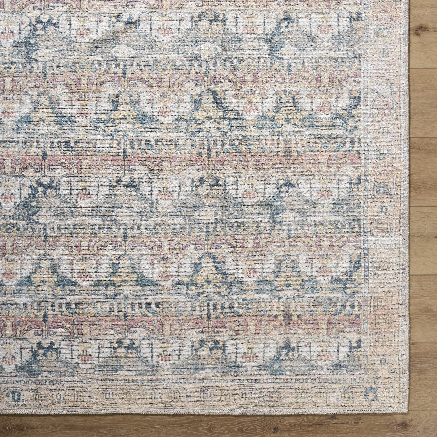 Yaruna Machine Washable Rug, Rectangle 8'10" x 12'