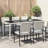 Garden Dining Table 35.4 In Poly Rattan-1938960934-1938960938