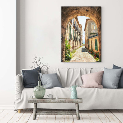 Italian Streets - Wrapped Canvas Print