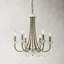  Lustre rustique classique / traditionnel à 6 lumières à intensité variable pour le salon