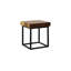 Cubic Side Table, Metal Base