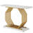 40” Gold Console Table