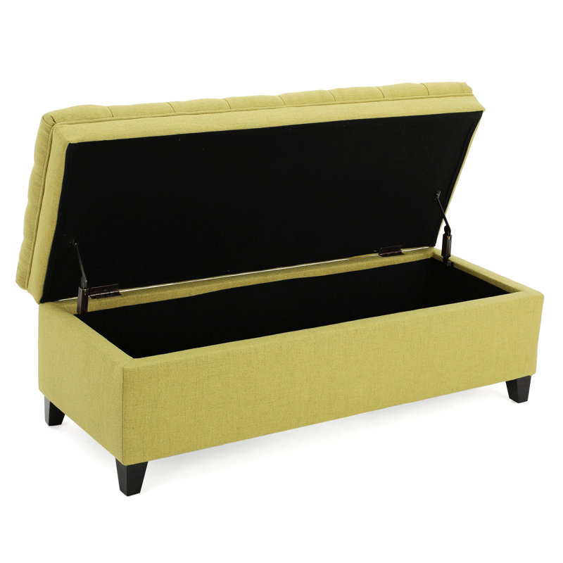 OTTOMAN DE RANGEMENT JULiana, Vert