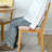 Cane Back Dining Chairs with Solid Wood Legs-836883073
