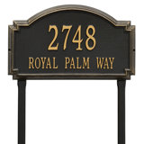 Williamsburg 2-Line Lawn Address Sign