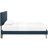 Macie Platform Bed with Round Splayed Legs-539381002-539380992