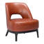  Chaise d'appoint en velours taupe