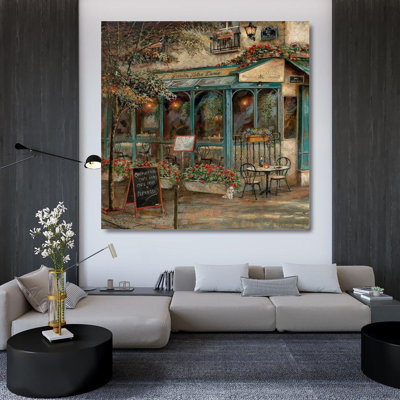 Red Barrel Studio® Manning, Ruane Gallery Wrapped Canvas Art Titled: Jardin Notre Dame I