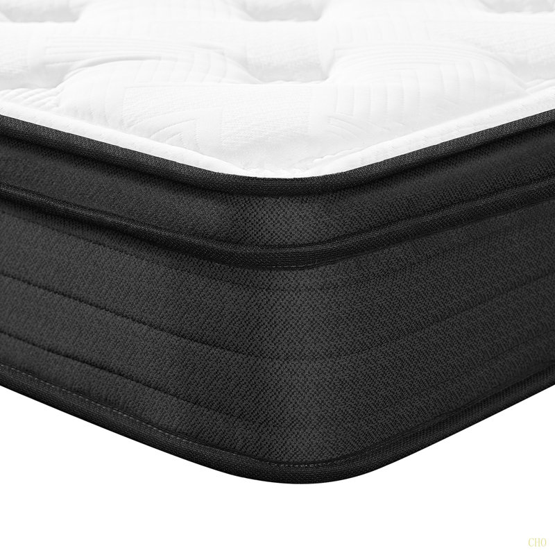 Grand matelas grand lit, matelas Massucci de 10 pouces, ressorts ensachés individuellement, fermeté moyenne, 10", Grand lit