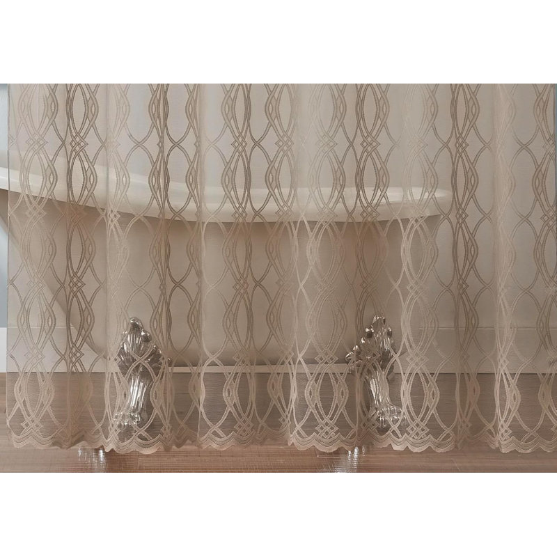 Rideau de douche Cariann, Lin lin, H 72 po x l 36 po