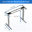 Structure de bureau debout 59,5 po-86649722