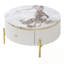 Table basse ronde avec 2 grands tiroirs-1820981283