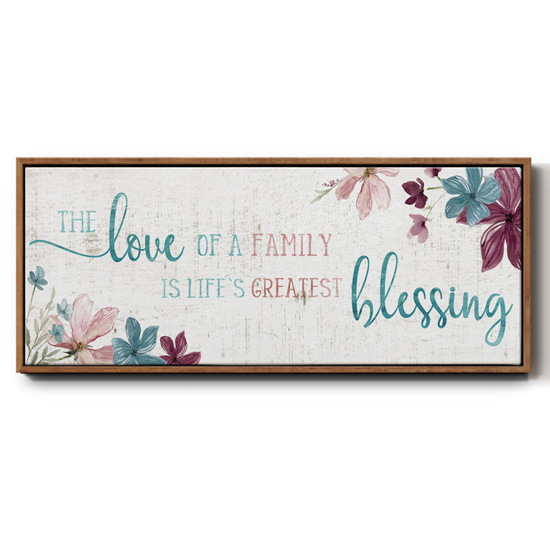 Life's Greatest - toile encadrée, H 8 po x l 20 po