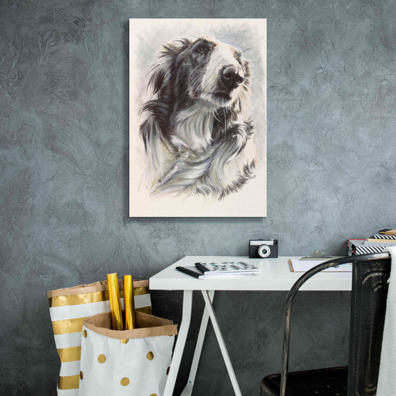 Epic Graffiti 'Borzoi' By Barbara Keith, Canvas Wa " Borzoi " by Barbara Keith