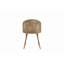 Ensemble de 4 chaises de salle à manger en osier, chaises de restaurant modernes, coussin d'assise moelleux en mousse de style bohème médiéval pour la cuisine-1394516954