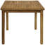 Heidenreich 31.5" Teak Square Outdoor Dining Table