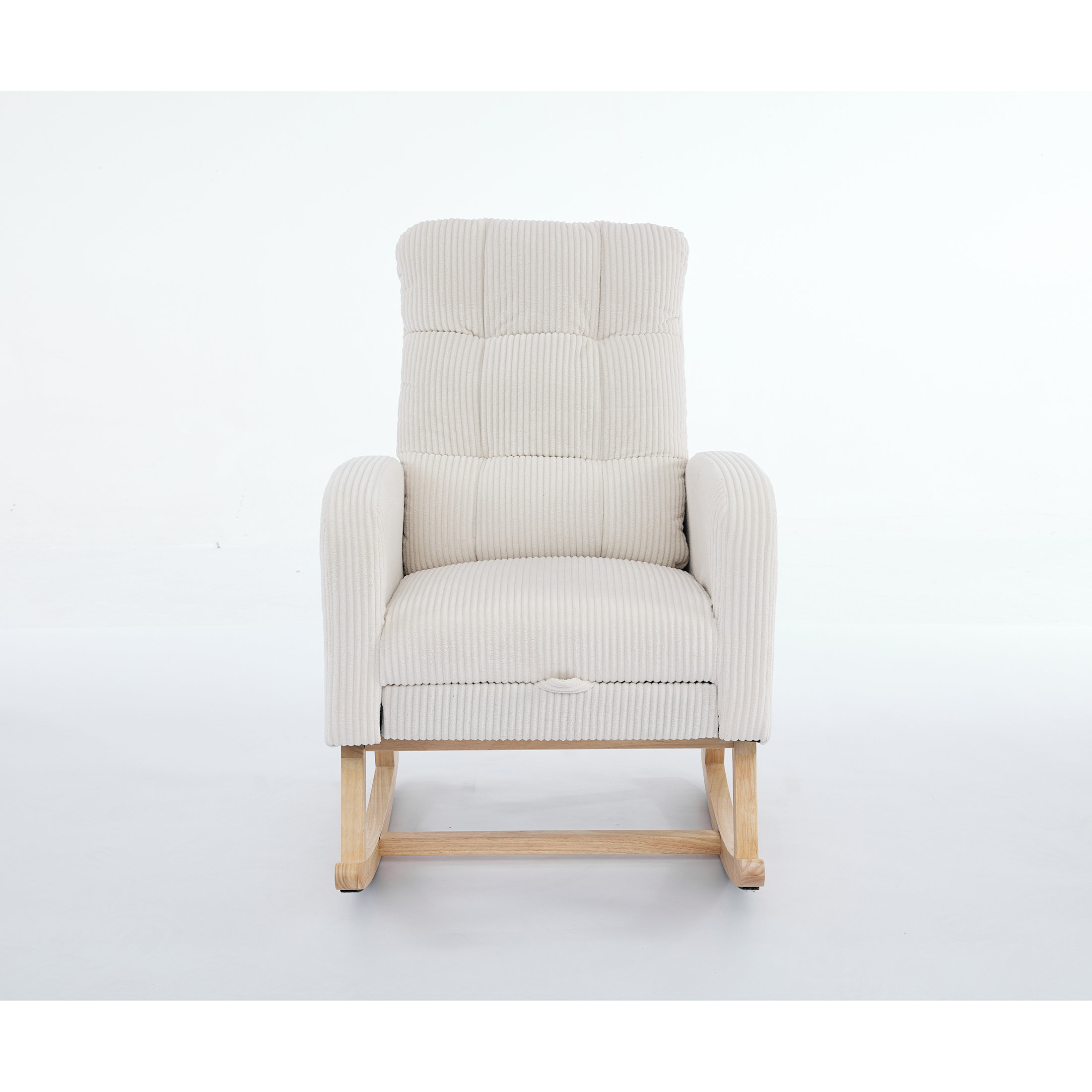 Isabelle & Max™ Stylish Modern Rocking Chair with Solid Wood Legs ...