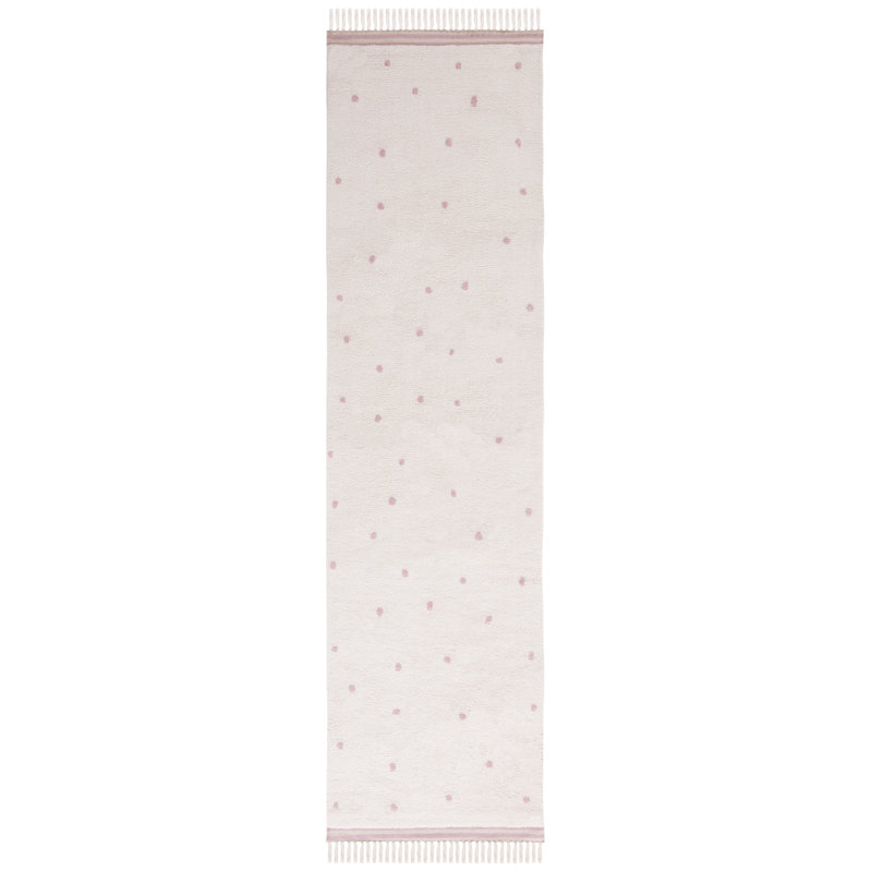 Tapis ivoire / rose Easy Care 212, Tapis de couloir 2 pi 3 po x 9 pi
