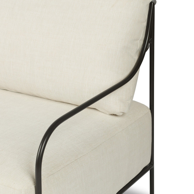 Segovia Outdoor Sofa-78"-Alessi Fawn, Vergo Cream