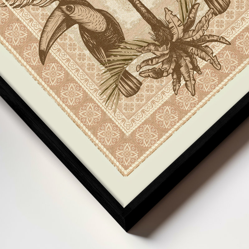 Toucan Sonata, 20" H x 20" W, Black
