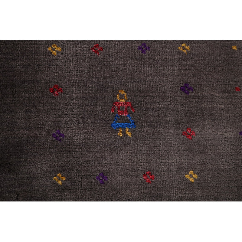Tapis terre Gabbeh Indo 8 x 8