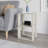 Elegant 2-Tier Nightstand, Travertine Color, 11.8 x 21.7 x 11.8 inches | 100% Melamine Coated Particle Board, Thickness: 0.71 inches | Modern Design for Bedroom Storage, Stylish & Functional Accent Table