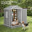5.7'H Outdoor Resin Storage Shed-133070379