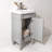 Esperanza 17.5 " W Freestanding Standard Free Standing 1 Single Vanity Bathroom Vanity With Ceramic Top-1326912363